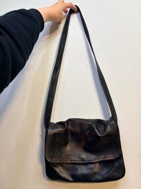 Classic Painted Leather Crossbody Bag for Women